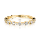 MICHAEL M Wedding Bands Classic Diamond Cluster Band