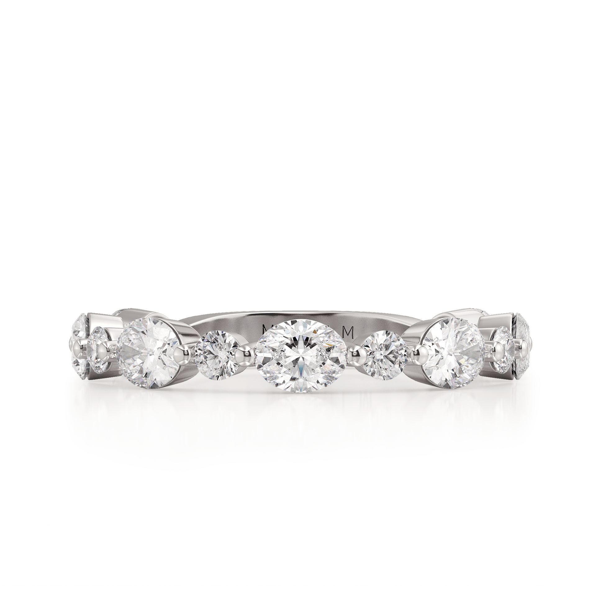 Monarch Wedding Band R833B | MICHAEL M