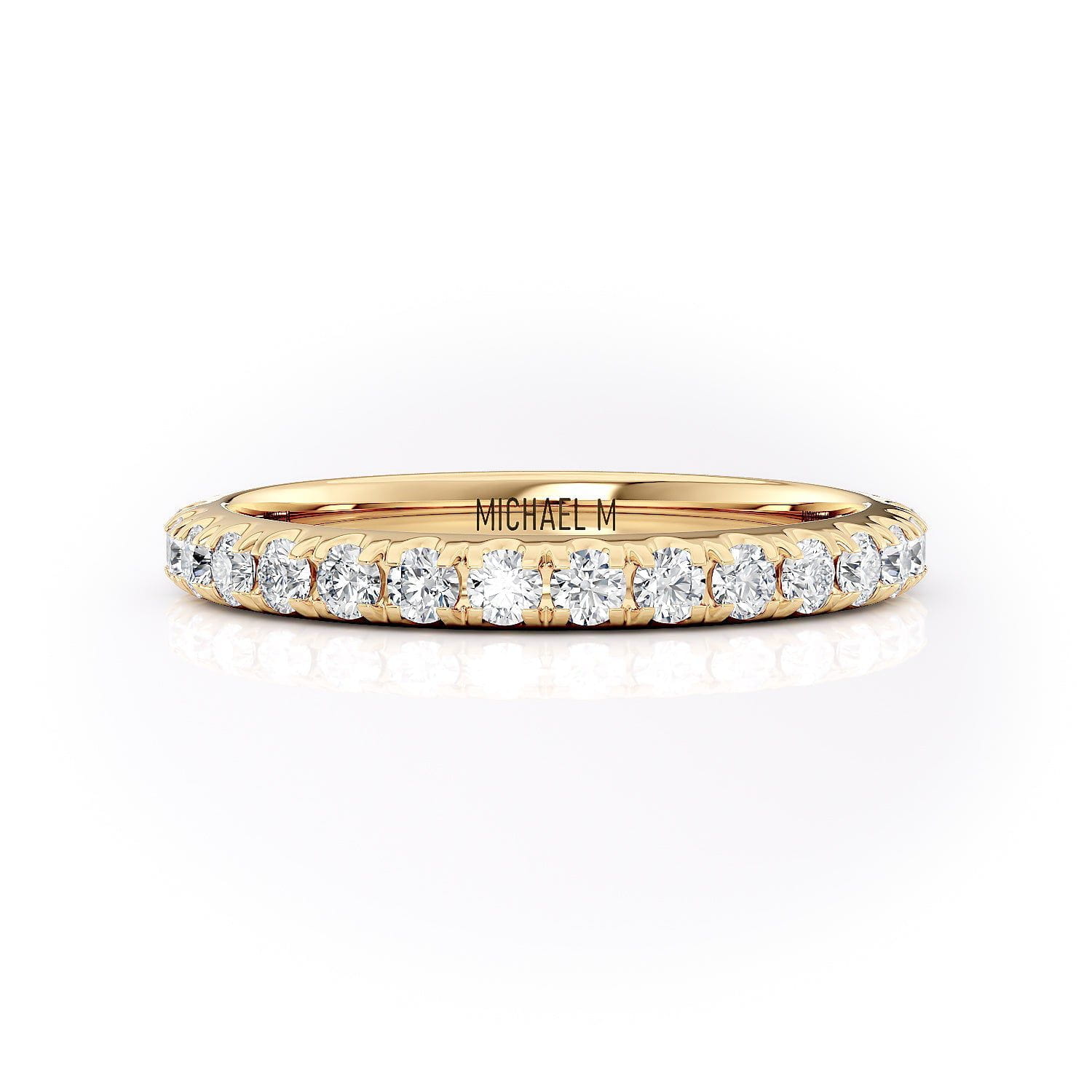 MICHAEL M Wedding Bands Yellow Gold Wedding Band R660B R660B