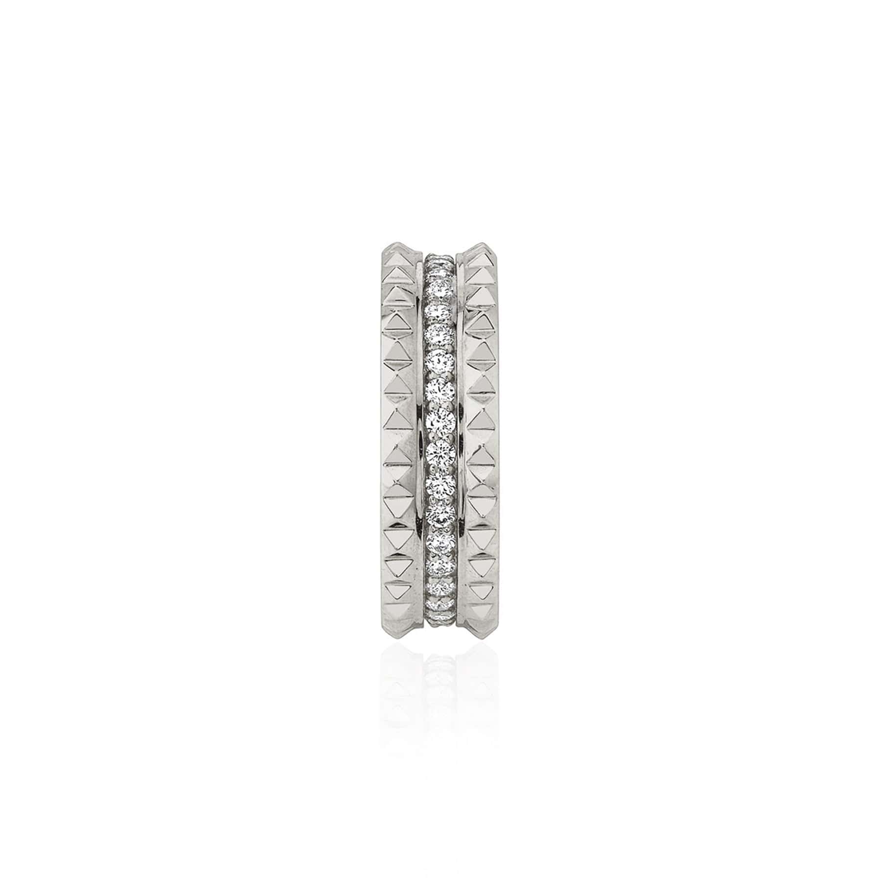 MICHAEL M Fashion Rings Tetra Pavé Band