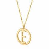 MICHAEL M Necklaces Tetra Initial Medallion