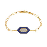 MICHAEL M Bracelet Chroma Pavé Hexagon Bracelet