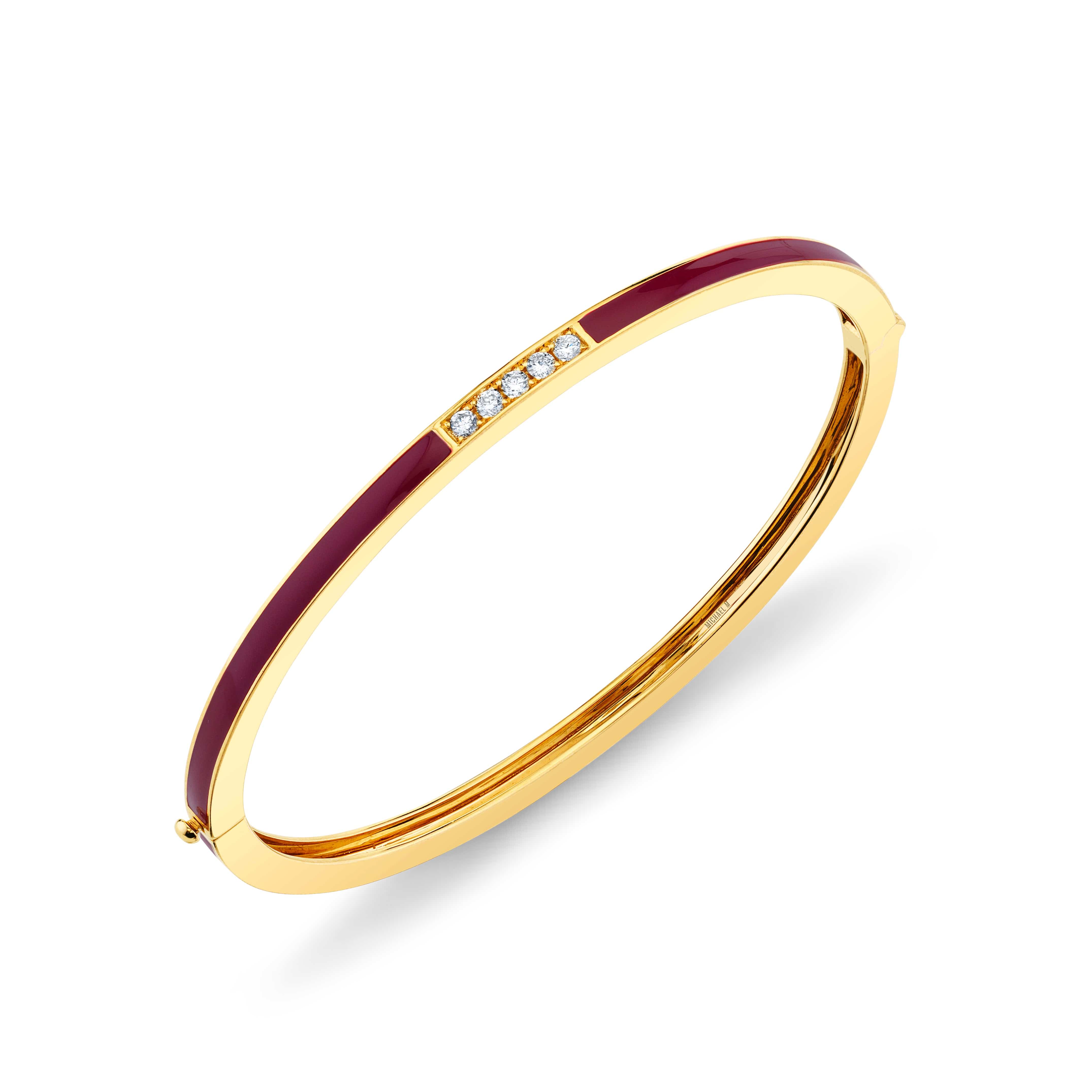 MICHAEL M Bracelet Chroma Pavé Stacking Bracelet