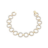 MICHAEL M Bracelets 14K Yellow Gold / 6.5" Cloud Infinity Bracelet BR381