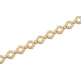 MICHAEL M Bracelets Pavé Hex Infinity Bracelet