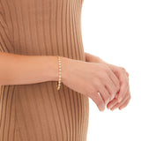 MICHAEL M Bracelets Round Bezel Tennis Bracelet