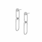 MICHAEL M Earrings 14K White Gold Couplet Earrings ER353