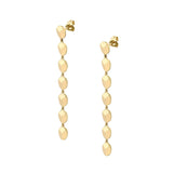 MICHAEL M Earrings 14K Yellow Gold Carve Drop Earrings ER459YG