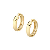 MICHAEL M Earrings 14K Yellow Gold Signature 4mm Huggies ER443YG