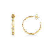 MICHAEL M Earrings Connection Hoop