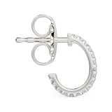 MICHAEL M Earrings Diamond Huggie Hoop Earrings