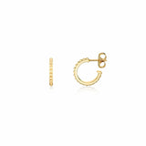 MICHAEL M Earrings Foundation Huggie Hoop