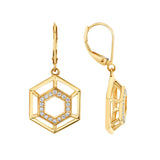 MICHAEL M Earrings Hex Truss Dangle Earrings
