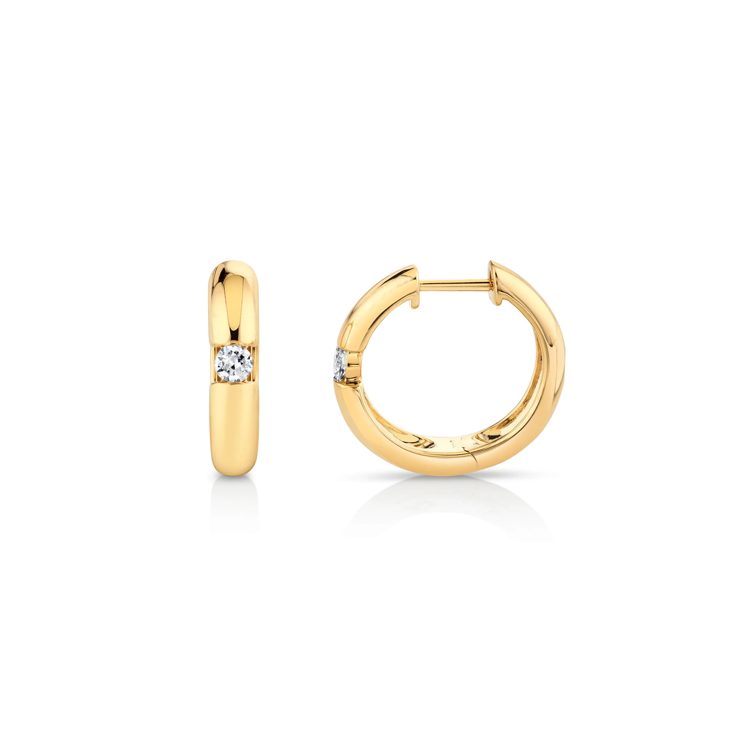 MICHAEL M Earrings Orb Split Huggies