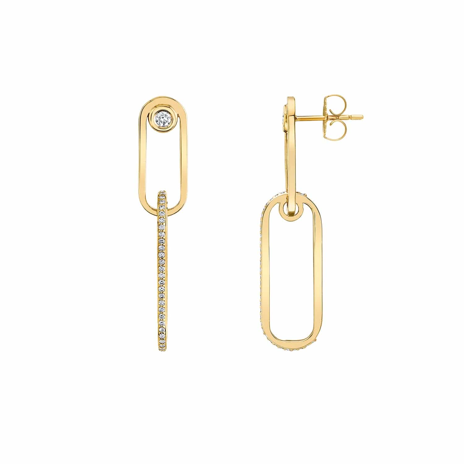 MICHAEL M Earrings Pavé Couplet Earrings
