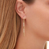 MICHAEL M Earrings Pavé Foundation Bar Earring
