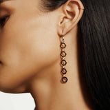 MICHAEL M Earrings Plain Hex Long Infinity Earrings