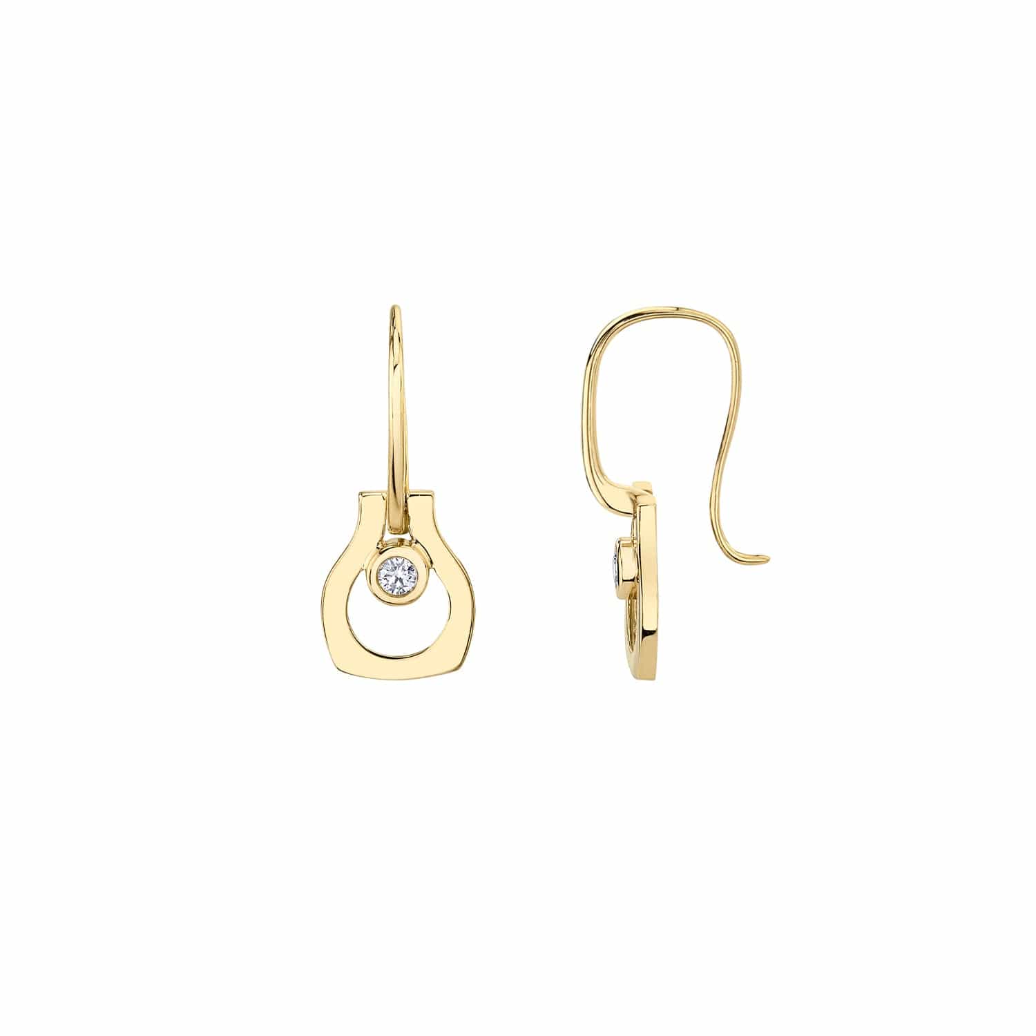 MICHAEL M Earrings Signature Swinging Hook Earrings