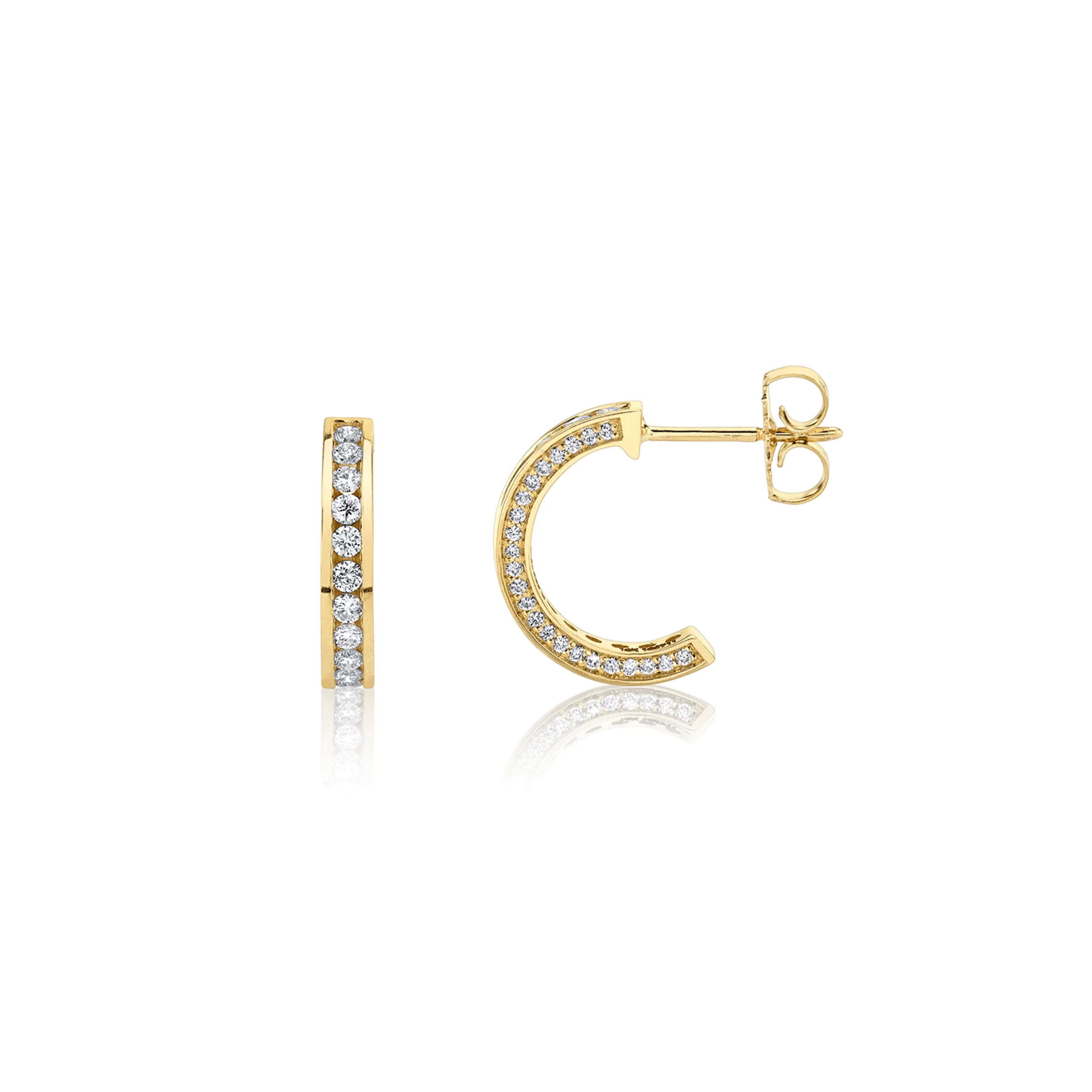 MICHAEL M Earrings Stella Huggie