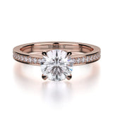 MICHAEL M Engagement Rings 18K Rose Gold Bold R726-1 R726-1RG