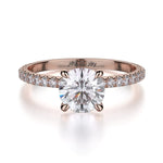 MICHAEL M Engagement Rings 18K Rose Gold Crown R706-1 R706-1RG