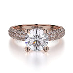 MICHAEL M Engagement Rings 18K Rose Gold Crown R710-1.5 R710-1.5RG