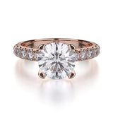 MICHAEL M Engagement Rings 18K Rose Gold Crown R716-2 R716-2RG