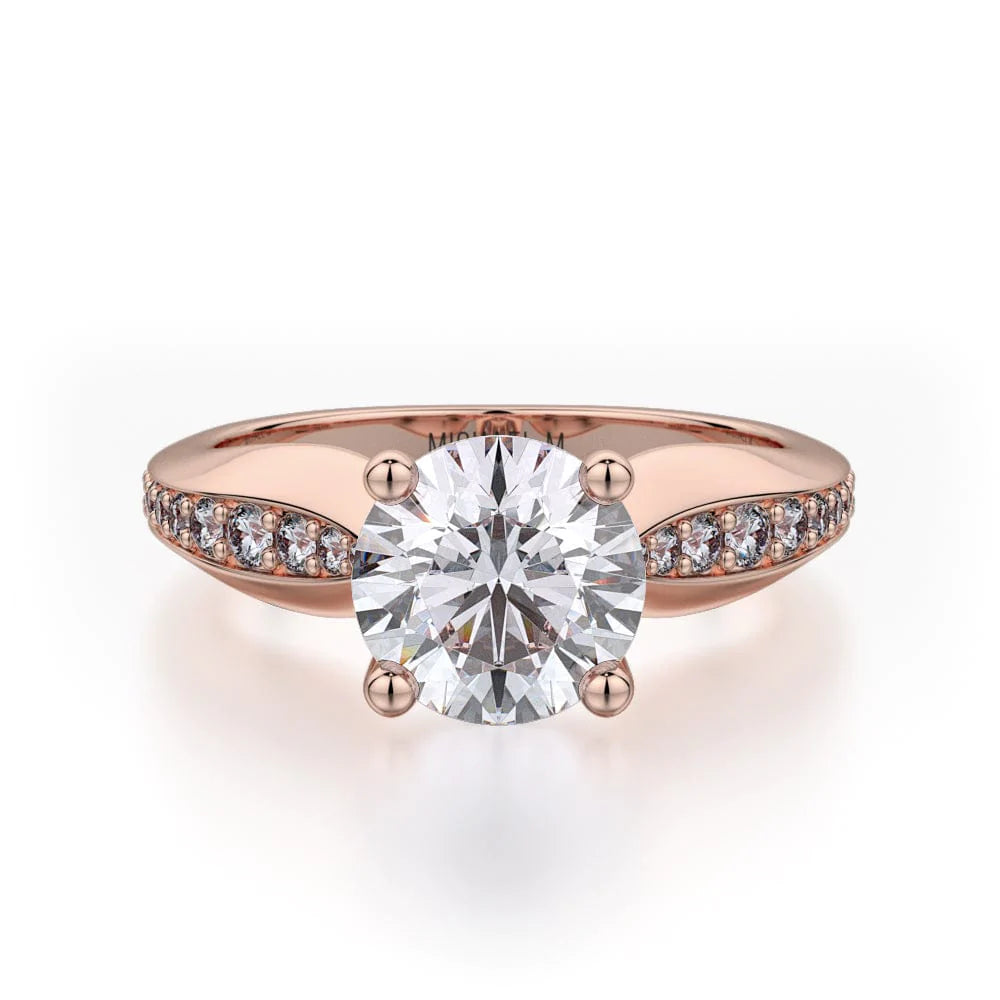 MICHAEL M Engagement Rings 18K Rose Gold Crown R733-1.5 R733-1.5RG