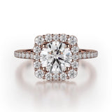 MICHAEL M Engagement Rings 18K Rose Gold Defined R784-2 R784-2RG