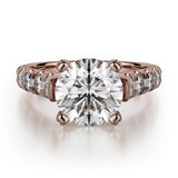 MICHAEL M Engagement Rings 18K Rose Gold Europa R255-2 R255-2RG