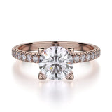 MICHAEL M Engagement Rings 18K Rose Gold Europa R371-1 R371-1RG