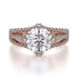 MICHAEL M Engagement Rings 18K Rose Gold Europa R439-2 R439-2RG