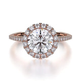 MICHAEL M Engagement Rings 18K Rose Gold Europa R440S-1 R440S-1RG