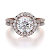 MICHAEL M Engagement Rings 18K Rose Gold Europa R456-2 R456-2RG