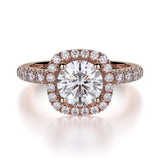 MICHAEL M Engagement Rings 18K Rose Gold Europa R536-1 R536-1RG