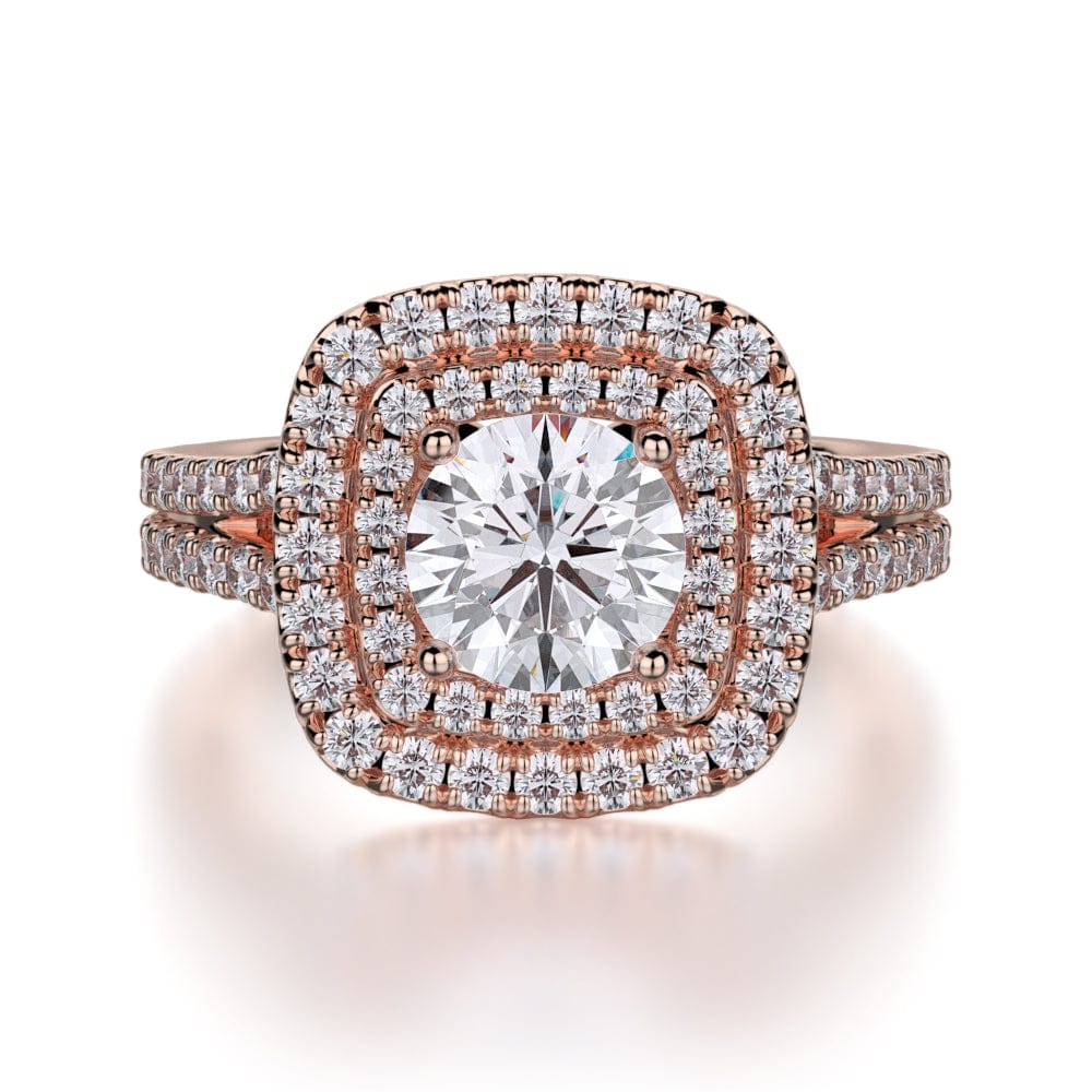 MICHAEL M Engagement Rings 18K Rose Gold Europa R661-1 R661-1RG