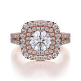 MICHAEL M Engagement Rings 18K Rose Gold Europa R661-1 R661-1RG