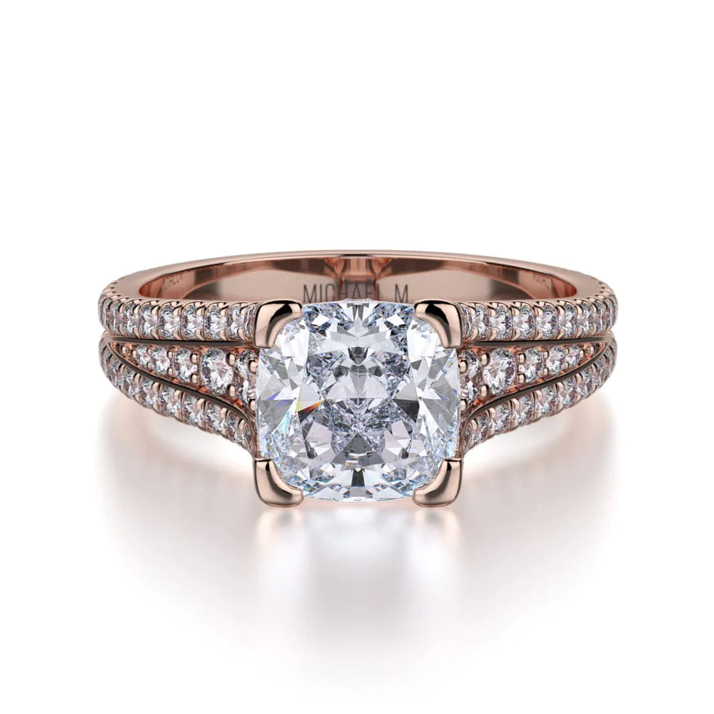 MICHAEL M Engagement Rings 18K Rose Gold Loud R744-2 R744-2RG