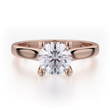 MICHAEL M Engagement Rings 18K Rose Gold Love R519-1 R519-1RG