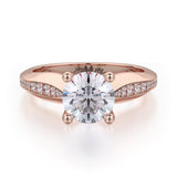 MICHAEL M Engagement Rings 18K Rose Gold Love R686-1 R686-1RG