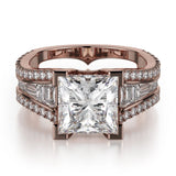 MICHAEL M Engagement Rings 18K Rose Gold Monaco R602-3 R602-3RG