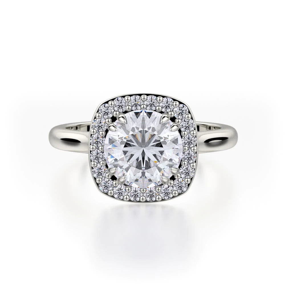 MICHAEL M Engagement Rings 18K White Gold Bold R721-1.5 R721-1.5WG