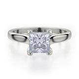 MICHAEL M Engagement Rings 18K White Gold Europa R524-1 R524-1WG