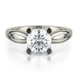 MICHAEL M Engagement Rings 18K White Gold Love R521-1 R521-1WG