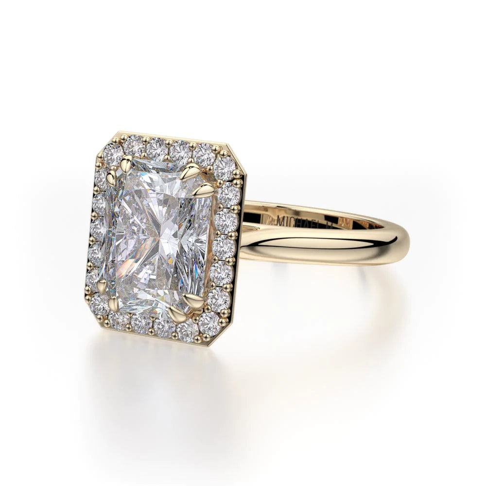MICHAEL M Engagement Rings 18K Yellow Gold Bold R727-2 R727-2YG