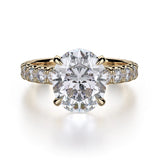 MICHAEL M Engagement Rings 18K Yellow Gold Crown R731-3 R731-3YG