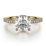 MICHAEL M Engagement Rings 18K Yellow Gold Crown R749-1.5 R749-1.5YG