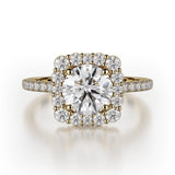 MICHAEL M Engagement Rings 18K Yellow Gold Defined R784-2 R784-2YG