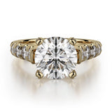 MICHAEL M Engagement Rings 18K Yellow Gold Europa R255-2 R255-2YG
