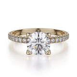 MICHAEL M Engagement Rings 18K Yellow Gold Europa R371-1 R371-1YG
